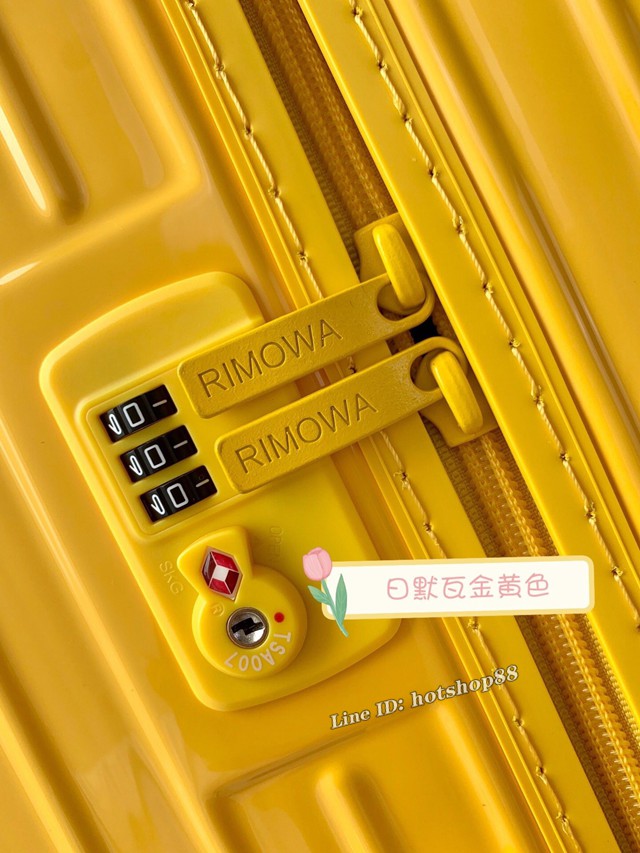 RIMOWA行李箱四輪拉杆箱 日默瓦Trunk方胖子運動版pc款TFBOYS易烊千璽代言彩色行李箱 gdx1533